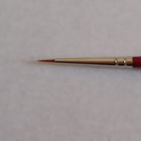 Ν.3/0 - Σειρά 633 (da Vinci 5580)  - Συνθετικό, στρογγυλό πινέλο υψηλής ποιότητας (κοντή λαβή)