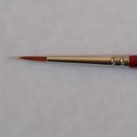 Ν.1 - Σειρά 633 (da Vinci 5580) - Συνθετικό, στρογγυλό πινέλο υψηλής ποιότητας (κοντή λαβή)