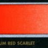 E20 Cadmium Red Scarlet/Κόκκινο Καδμίου Ρουμπινί - 1/2 πλάκα