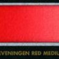 Β169 Scheveningen Red Medium/Κόκκινο μεσαίο Scheveningen 1/2 πλάκα