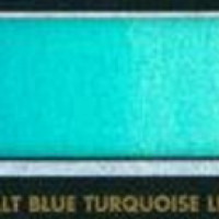 E262 Cobalt Blue Turquoise Light/Μπλε Τουρκουάς Κοβαλτίου Ανοιχτό - 1/2 πλάκα