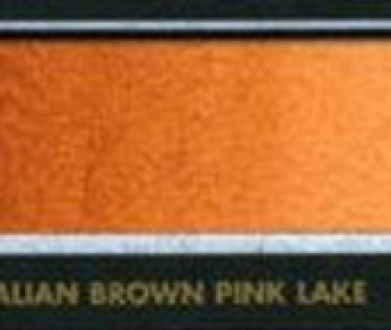 B331 Italian Brown Pink Lake/Διάφανο Καφέ Ρός Ιταλίας -  1/2 πλάκα
